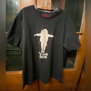 Robert Graham Black Astronaut Graphic Tee